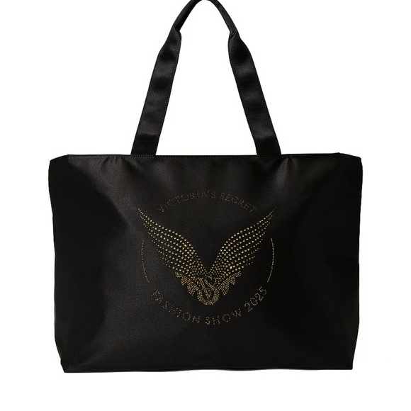 NWT! Victoria's Secret 2025 FASHION SHOW Black Tote - Picture 12 of 15